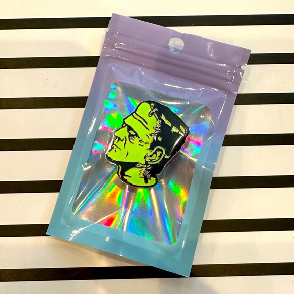 [ 3 FOR $20 ] LARGE FRANKENSTEIN ENAMEL PIN - Picture 3 of 3